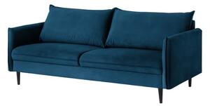 Tamno plava baršunasta sofa 203 cm Juli – Ropez