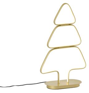 Božićna stolna svjetiljka Zlatno božićno drvce Uklj. LED - Arbre
