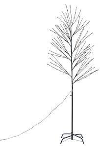 Božićno drvce crno 200 cm uklj. LED IP44 - Vixen