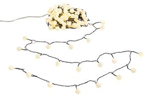 Božićne lampice zelene sa 100 LED dioda bijele 5m IP44 - Dasher