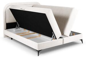 Bež boxspring krevet s prostorom za pohranu 180x200 cm Eclipse - Cosmopolitan Design