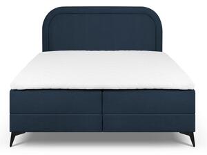 Tamnoplavi boxspring krevet s prostorom za pohranu 160x200 cm Eclipse - Cosmopolitan Design