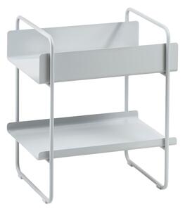 Svijetlo sivi metalni konzolni stol 36x48 cm A-Console - Zone