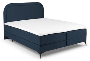 Tamnoplavi boxspring krevet s prostorom za pohranu 180x200 cm Eclipse - Cosmopolitan Design