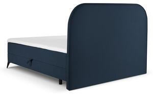 Tamnoplavi boxspring krevet s prostorom za pohranu 160x200 cm Eclipse - Cosmopolitan Design