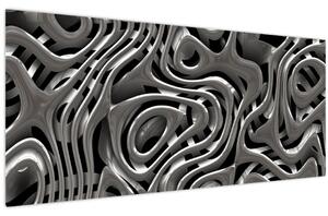 Slika - Metalna apstrakcija (120x50 cm)