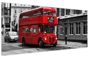Slika - London s autobusom (120x50 cm)