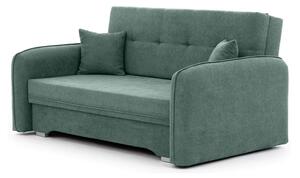 Zelena sklopiva/s prostorom za odlaganje sofa od šenila 155 cm Laine – ELTAP