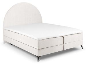 Bež boxspring krevet s prostorom za pohranu 160x200 cm Sunrise - Cosmopolitan Design