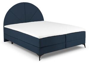 Tamnoplavi boxspring krevet s prostorom za pohranu 160x200 cm Sunset - Cosmopolitan Design