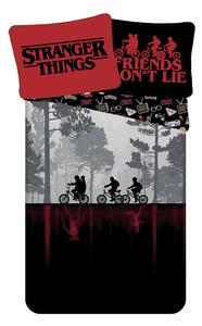 Pamučna dječja posteljina za krevet za jednu osobu 140x200 cm Stranger Things "Upside Down" – Jerry Fabrics