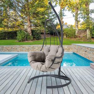 Siva viseća vrtna fotelja Kirlangic – Floriane Garden