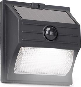 Aigostar - LED solarna svjetiljka s senzorom LED/3,7V 6500K 500 mAh IP65 crna