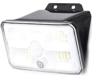 Aigostar - LED solarna svjetiljka sa senzorom LED/3,7V 6500K 500 mAh IP65 crna