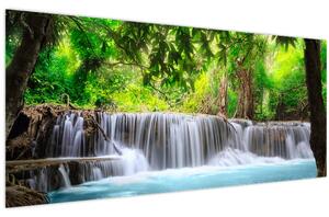 Slika - Vodopad, plavi (120x50 cm)