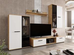 Dnevni boravak Tucson 100, Artisan hrast, Bijela