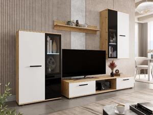 Dnevni boravak Tucson 100, Artisan hrast, Bijela