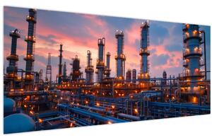 Slika - Industrijsko postrojenje (120x50 cm)