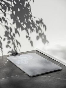 Siva kupaonska prostirka od dijatomita 39x60 cm Astera – Wenko
