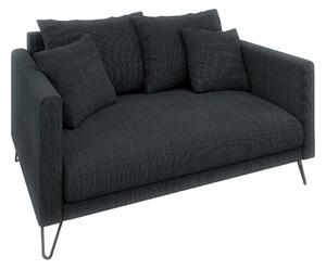 Tamno siva sofa od šenila 140 cm Freya – Ropez