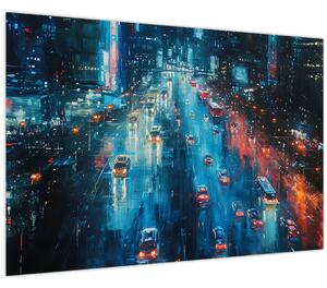 Slika - Veliki grad, ulje na platnu (90x60 cm)
