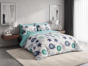 Flanel posteljina od mikrovlakana MINT STARS šarena Dimenzije posteljine: 70 x 90 cm | 140 x 200 cm
