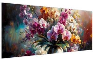 Slika - Vaza s cvijećem II. (120x50 cm)