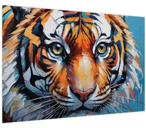Slika - Pogled na tigra, slika (90x60 cm)