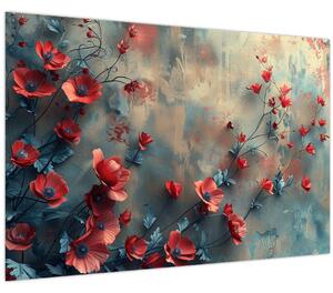 Slika - Vukovi makovi (90x60 cm)