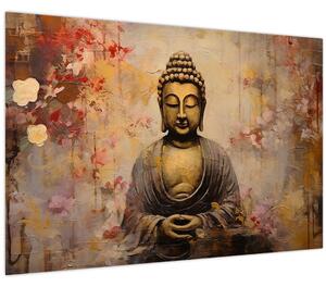 Slika - Buddha, slikanje (90x60 cm)