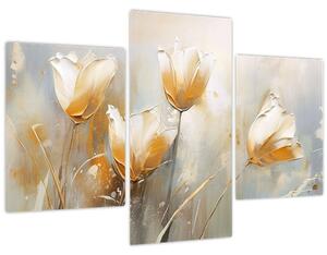 Slika - Slikanje tulipana (90x60 cm)