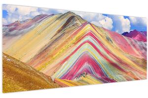 Slika - Rainbow Mountain, Peru (120x50 cm)