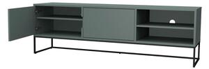 Sivo-zeleni TV stol 176x57 cm Lipp - Tenzo