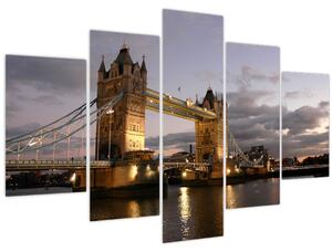 Slika - Tower Bridge noću (150x105 cm)