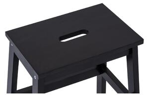 Crni stolac od kaučukovca Corg - Bonami Selection