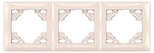 Trostruki okvir za utičnice OSTE JNH015-3F Beige