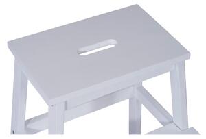 Bijeli stolac od kaučukovca Corg - Bonami Selection