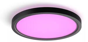 TENTO PHILIPS HUE pametni LED panel bijeli & COLOUR AMBIANCE ROUND S crni 8720169330979