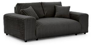 Tamno siva sofa od samta 178 cm Justin – Ropez