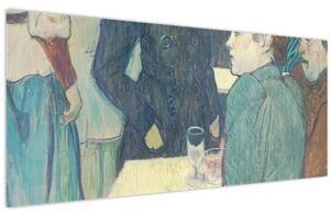 Slika - Henri de Toulouse-Lautrec, A Corner of the Moulin de la Galette, reprodukcije (120x50 cm)