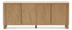 Komoda u dekoru jasena u prirodnoj boji 200x79x40 cm Salaya – Kave Home