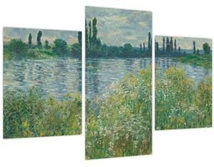 Slika - Claude Monet, Banks of the Seine, reprodukcije (90x60 cm)