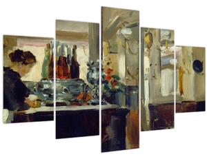 Slika - Style of Edouard Manet, Bon Bock Cafe, reprodukcije (150x105 cm)
