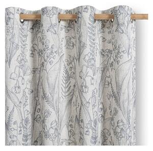 Svijetlo siva zavjesa 135x250 cm Selvetia – Restilo