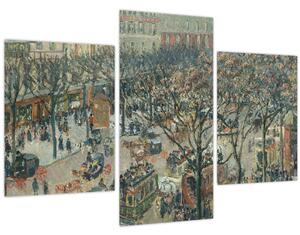 Slika - Camille Pissarro, Boulevard des Italiens, Morning, Sunlight, reprodukcije (90x60 cm)