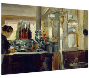 Slika - Style of Edouard Manet, Bon Bock Cafe, reprodukcije (90x60 cm)
