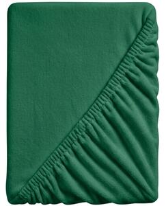 Plahta mikropliš SOFT 90x200 cm tamno zelena