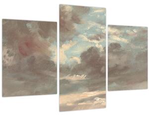 Slika - John Constable, Cloud Study Stormy Sunset, reprodukcije (90x60 cm)