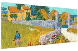 Slika - Vincent van Gogh, Farmhouse in Provence, reprodukcije (120x50 cm)