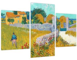 Slika - Vincent van Gogh, Farmhouse in Provence, reprodukcije (90x60 cm)